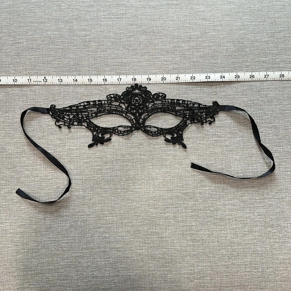 🍀 4/$15! Elegant Black Lace Eye Mask